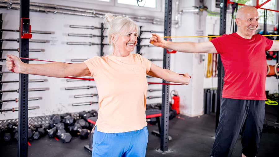 muscle toning with resistance bands